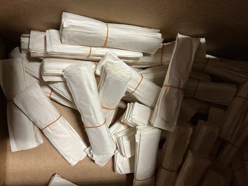 Condition photo showing Good Condition for Small Wooden Spoons, Mini Disposable Ice Cream Tasting Spoons, 3 Inch Wood Sample Spoon for Crafts, Dessert, Honey, Little Cake Sticks Bulk, 3\")