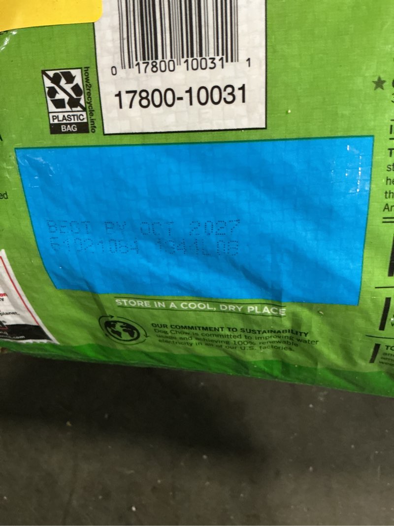 Condition photo showing Good Condition for (best by  oct 2027)nestle purina adult chicken dog food, 1 container size, dry dog food, for indoor dogs, 1 package quantity