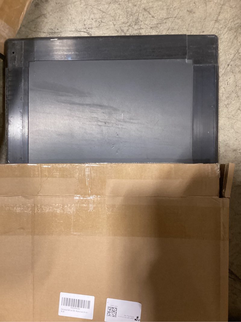 Condition photo showing As Is for HS Programmable Scrolling Led Sign, Outdoor Digital Display Messsage Board, Full Color High Brightness WIFI Control,Text Customable, for Business Store Restaurant Public(P10 39''x14'') full color P10 39''X14''