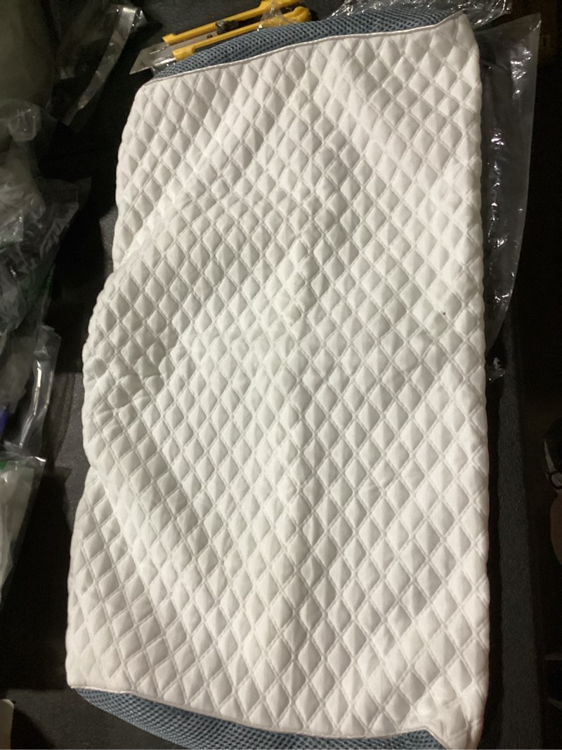 Condition photo showing New/Like New for cervical pillow case for neck pillows, compatible with pillows for neck and shoulder pain & cervical neck pillows for sleeping-cover only (white+gray)