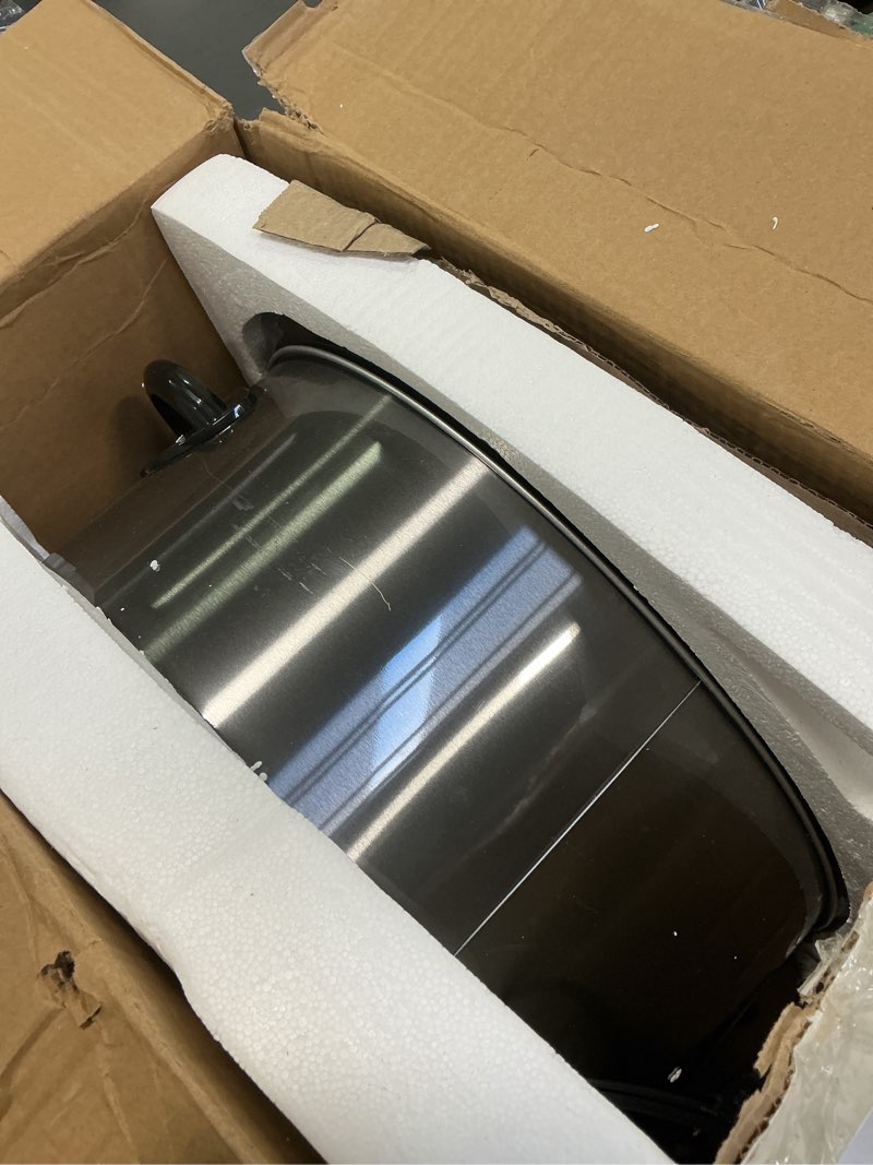 Condition photo showing Good Condition for Crock-Pot Large 8-Quart Programmable Slow Cooker with Auto Warm Setting Black Stainless Steel