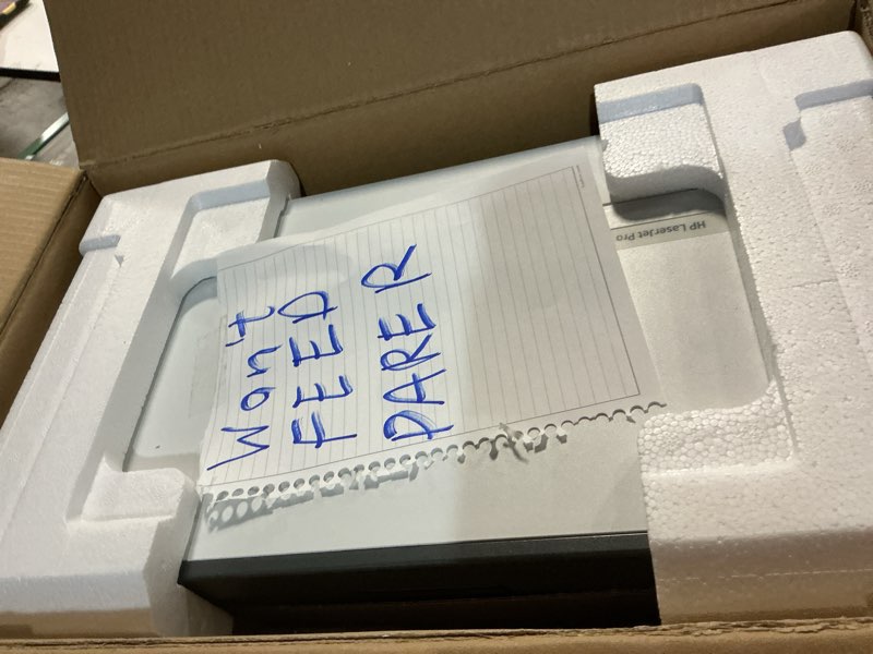 Condition photo showing As Is for HP Laserjet Pro 3001dw Wireless Black & White Printer, Best-for-Office (3G65OF)