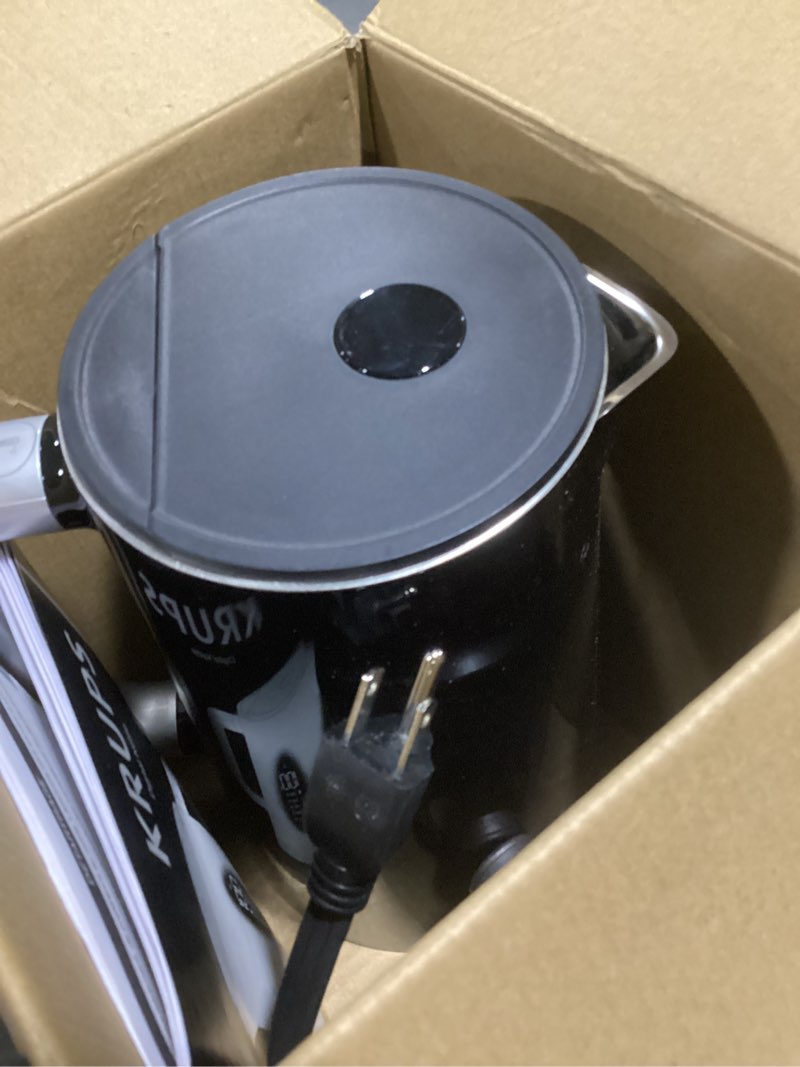 Condition photo showing Good Condition for krups smart temp electric kettle: 1.7l capacity, 5 precise temperature settings, digital display, cool-touch exterior, cordless design for tea and coffee lovers digital kettle