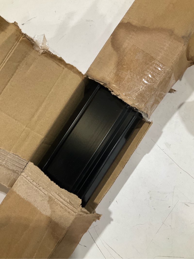 Condition photo showing Good Condition for chrisdowa cordless zebra blinds for windows, dual layer free-stop light filtering window roller shades, pull down privacy zebra shades for home, office, bedroom, door (51" w x 72" h, black) 51"w x 72"h black