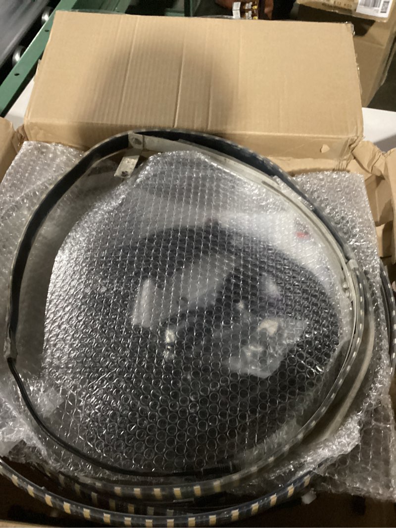 Condition photo showing Good Condition for Sando Tech 17.5'' Quad Row Amber White Led Wheel Lights w/Amber Turn Signals Rim Lights 1344Leds Brightest White RF Remote/Switch Ctrl for Truck Tire Light