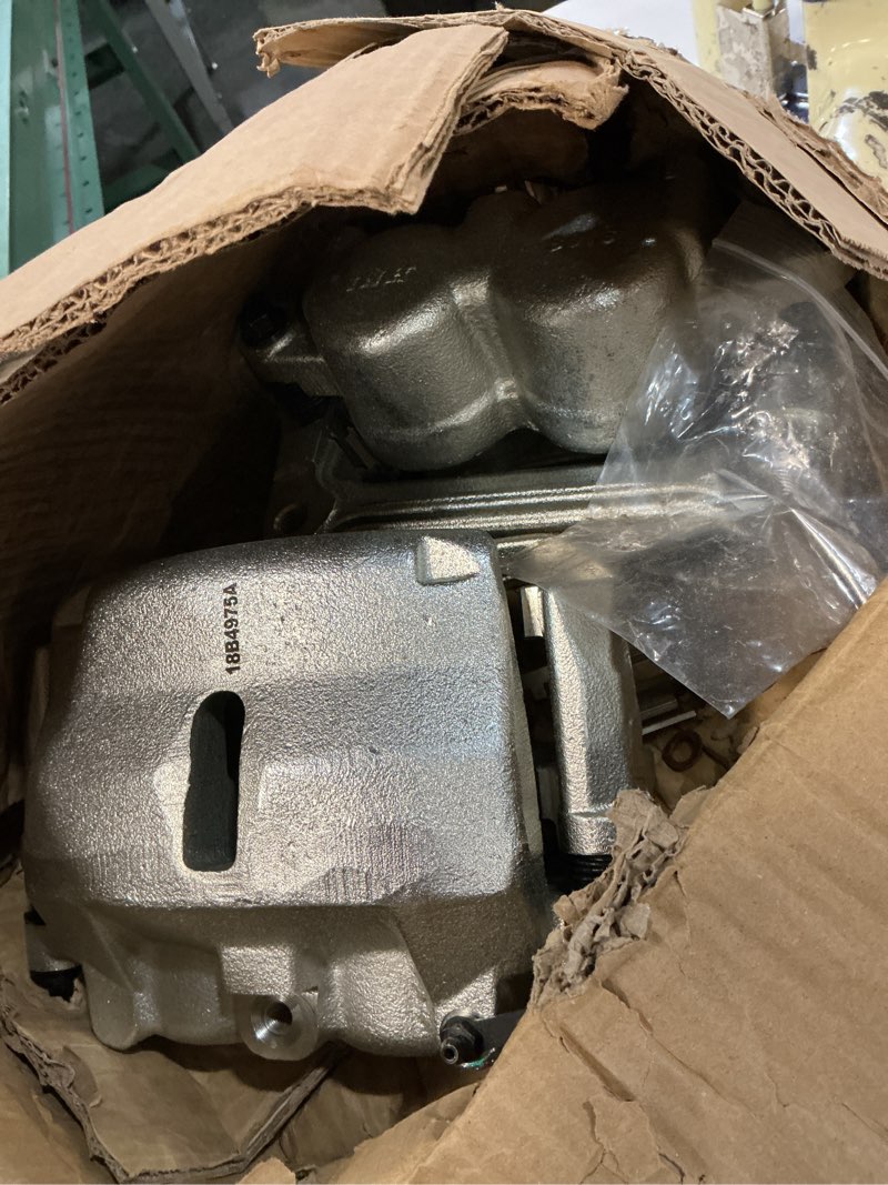 Condition photo showing As Is for parod 18b4975a 18b4974a front disc brake caliper fit for 2009 ford f-150, 2009-2014 lobo passenger&drive side