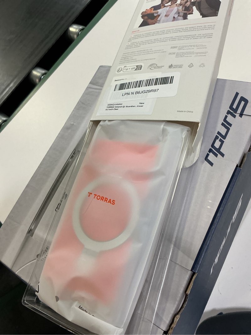 Condition photo showing Good Condition for torras ostand for iphone 17 pro case clear magnetic, fit for magsafe, 4x military drop protection, camera control, slim phone case for iphone 17 pro with kickstand, anti yellowing cover 6.3", clear crystal clear for iphone 17 pro 6.3 inch