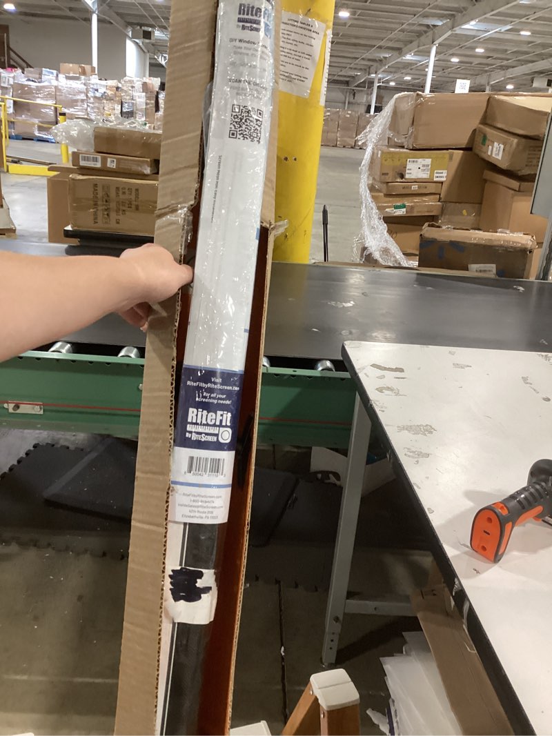 Condition photo showing Good Condition for window screen kit with mesh 60 in. white