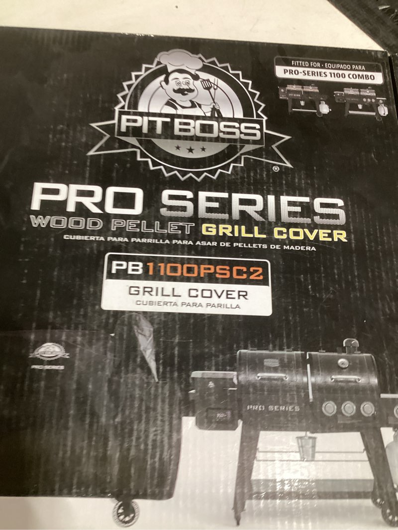 Condition photo showing Good Condition for Pit Boss 700/850/1300 DX - Pro Series 60-in W x 53-in H Black Horizontal Smoker Cover Item #1229059 | Model #73041