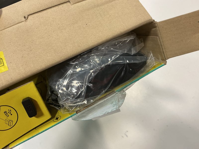 Condition photo showing As Is for Logitech MK270 Wireless Keyboard and Mouse Combo for Windows, 2.4 GHz, 8 Multimedia Keys, PC, Laptop, Wireless Keyboard Compact Mouse Combo - Black Black 1 Pack Combo