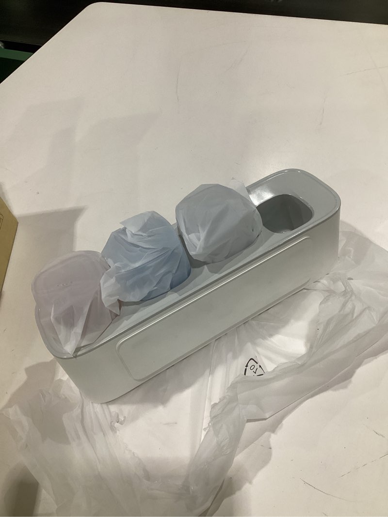 Condition photo showing Good Condition for toothbrush holders wall mounted for bathrooms, toothbrush holder - smart home & bathroom decor tooth brush holders with 3 cups, features a clock and auto motion-activated night light