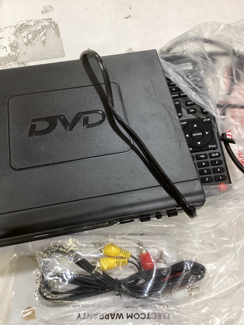 Condition photo showing Good Condition for dvd players for tv with hdmi, dvd players that play all regions, simple dvd player for elderly, cd player for home stereo system, included hdmi and rca cable standard edition