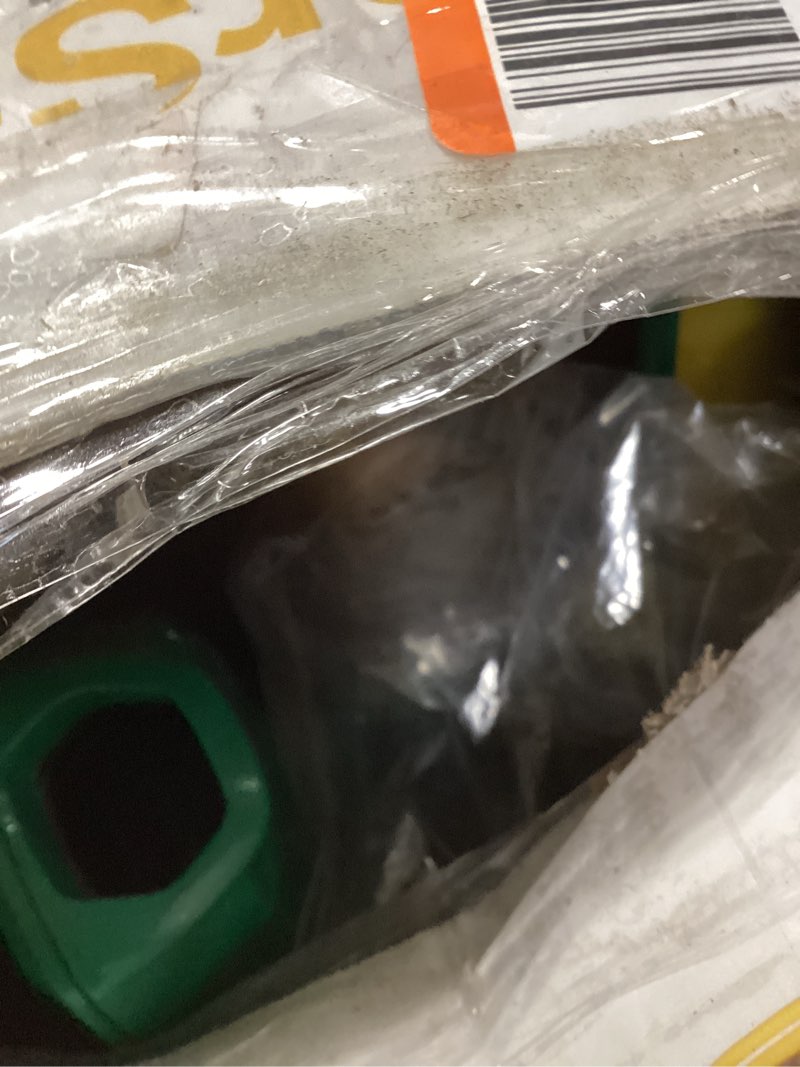 Condition photo showing As Is for bissell commercial-bgst1566 steam mop power steamer, 12.5" wide, comes with two soft pads for every day and one scrubby pad for heavy messes,green
