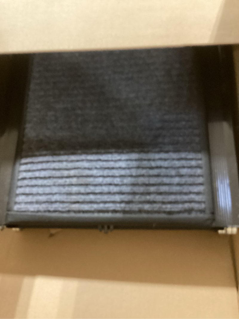 Condition photo showing Good Condition for Dog Ramp for Car 63" Long & 17" Wide Portable Dog Ramps for Large Dogs with Non-Slip Rug Surface Dog Car Ramp for SUV Car & Truck, Folding Dog Ramp Up to 250LBS