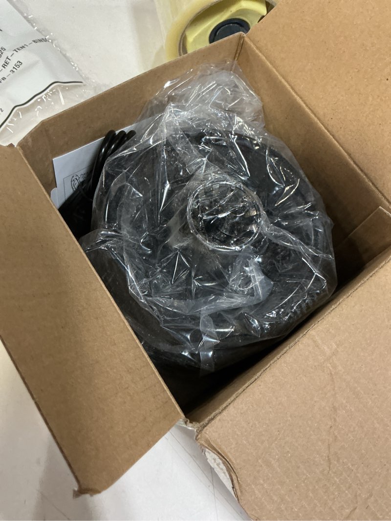 Condition photo showing As Is for Smokeless Ashtray, Clean Air Smoke Removing Ashtray for Indoor and Outdoor Use black