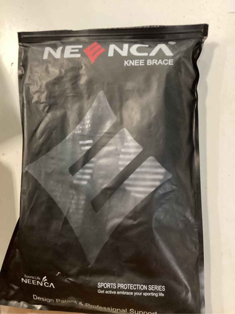 Condition photo showing New/Like New for neenca 2 pack knee braces for knee pain, compression knee sleeves with patella gel pad & side stabilizers, knee support for meniscus tear, arthritis, joint pain, acl, runner, workout large black (pack of 2)