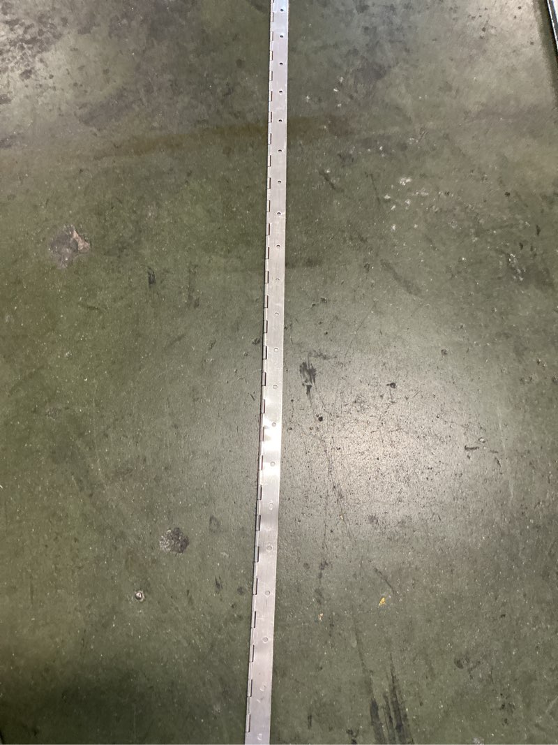 Condition photo showing As Is for Seachoice Continuous Hinge, 304 Stainless Steel 2 In. Wide