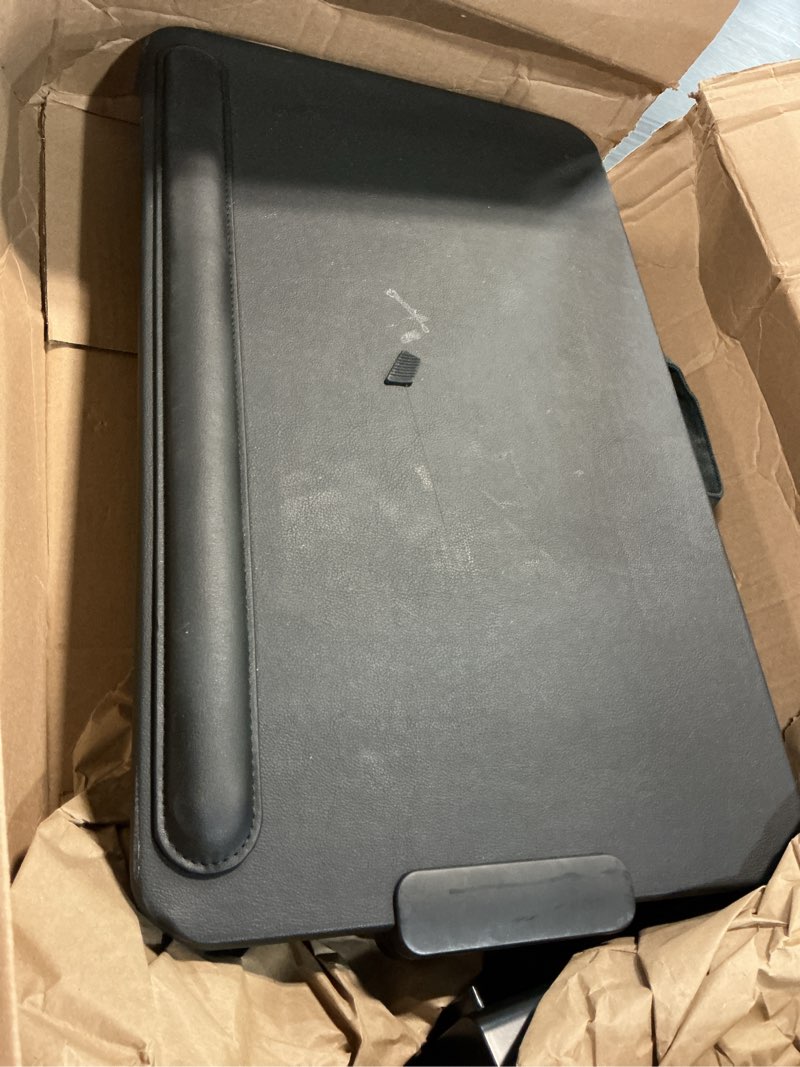 Condition photo showing Good Condition for saiji laptop lap desk, portable laptop desk for bed - fits up to 17" laptops & macbook,lightweight lap tray table with storage drawer, lap desk with cushion, lap stand for bed & couch black