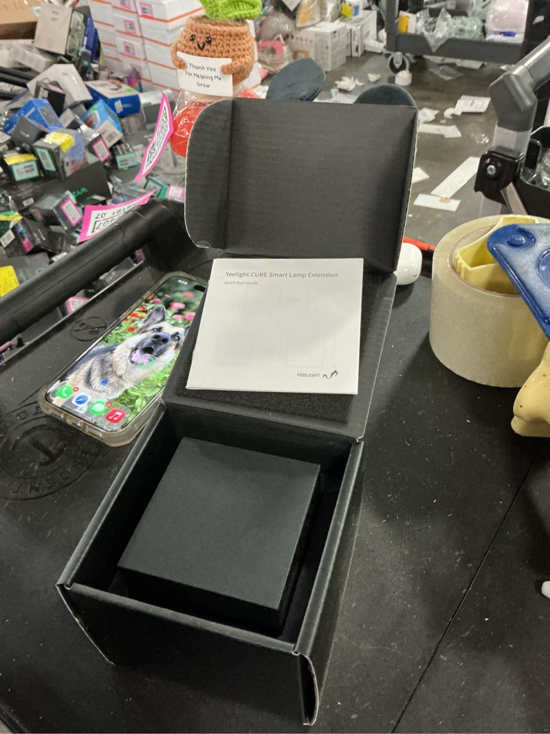Condition photo showing Good Condition for yeelight matrix light extension for cube smart lamp, 16 million colors option, rgbic individual addressable, dynamic lighting, music flow, wifi connected, app control, for bedroom, living room, cube*1 matrix lamp
