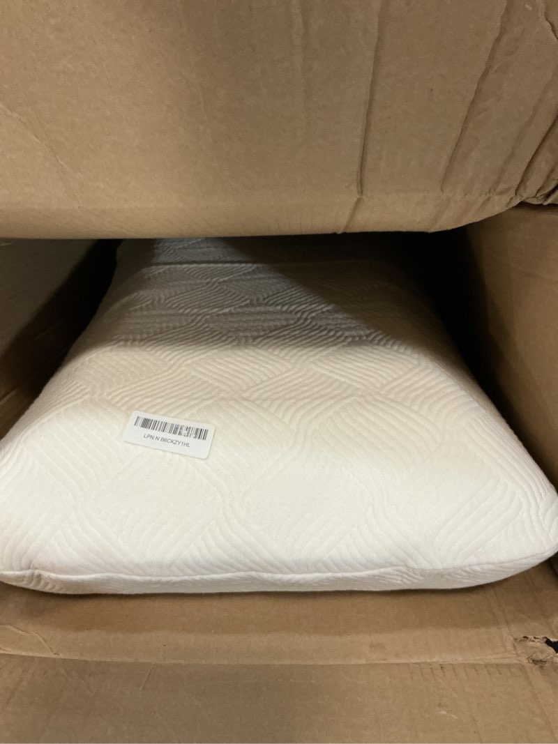 Condition photo showing Good Condition for 7" high loft memory foam pillow for side sleepers, extra thick firm pillow for broad shoulders & large frames, high profile support pillow with breathable washable cover