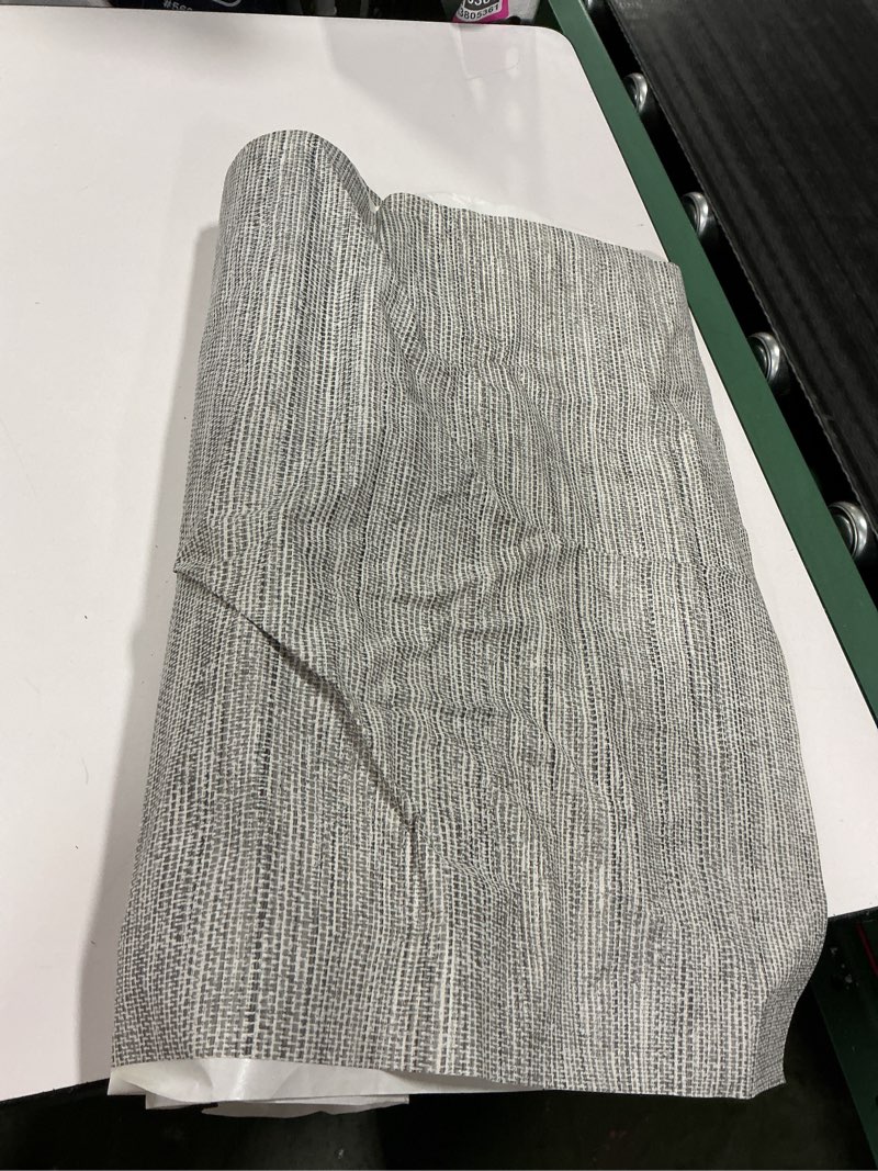 Condition photo showing As Is for today Scott Living 30.75-sq ft Graphite Vinyl Textured Abstract 3D Self-adhesive Peel and Stick Wallpaper in Gray 