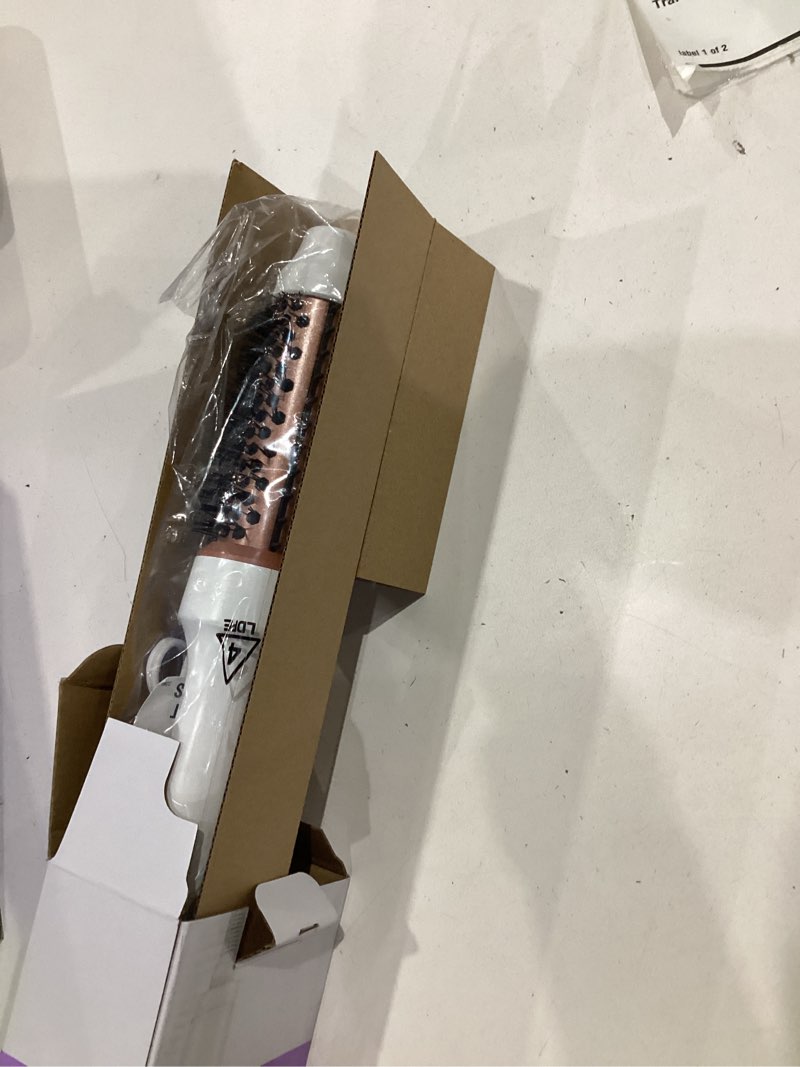 Condition photo showing Good Condition for conair double ceramic curling thermal brush, 1 ¼” barrel, 5 led heat settings, 1 count