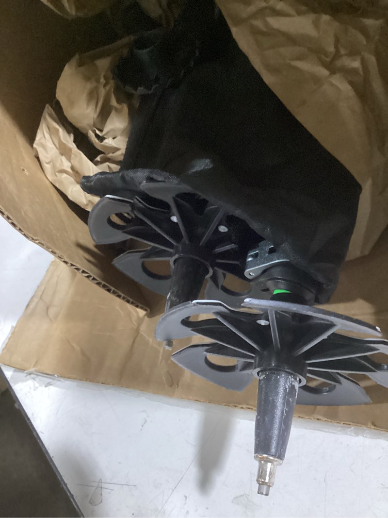 Condition photo showing As Is for Foxelli Trekking Poles – Lightweight Collapsible Aircraft Grade Aluminum Hiking Poles with Cork Grips Quick Locks & All-Terrain Accessories – Pair of 2 Neon Green