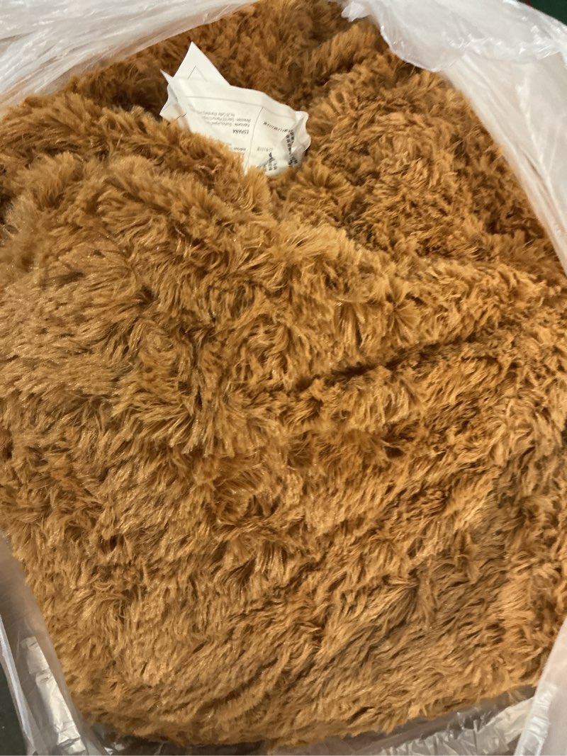 Condition photo showing Good Condition for morismos giant brown teddy bear stuffed animal 6 feet soft cuddly smiling face big teddy bear plush