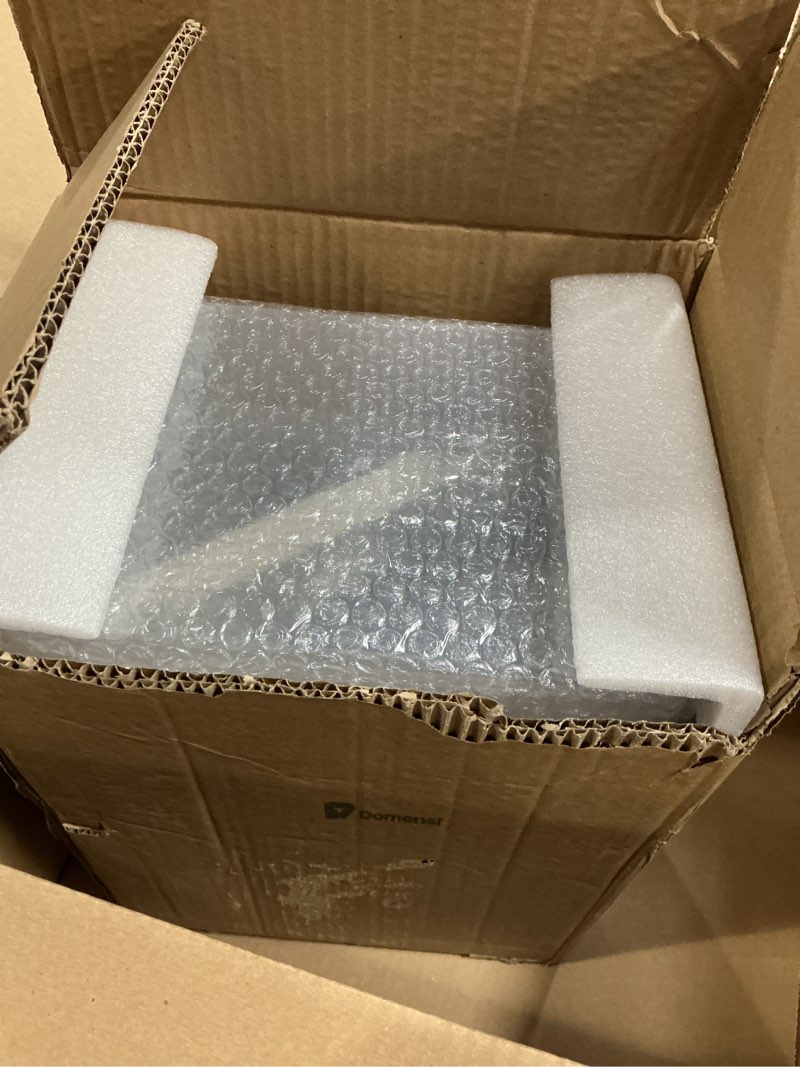 Condition photo showing New/Like New for Domensi 2 Pack 2 Gallon Drink Dispenser for Fridge with Spigot Water Dispenser Leak Proof Lids Filter Screen Beverage Juice Container Sealed Plastic Lemonade Milk Cold Hot Drink Tea Jug for Party 2 2 Gallon (only 1)