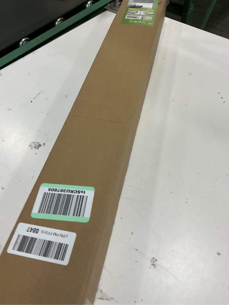 Condition photo showing New/Like New for no drill motorized blinds with remote, blackout automatic blinds with solar panel, cordless smart electric roller shades for windows, beige, 32 x 72