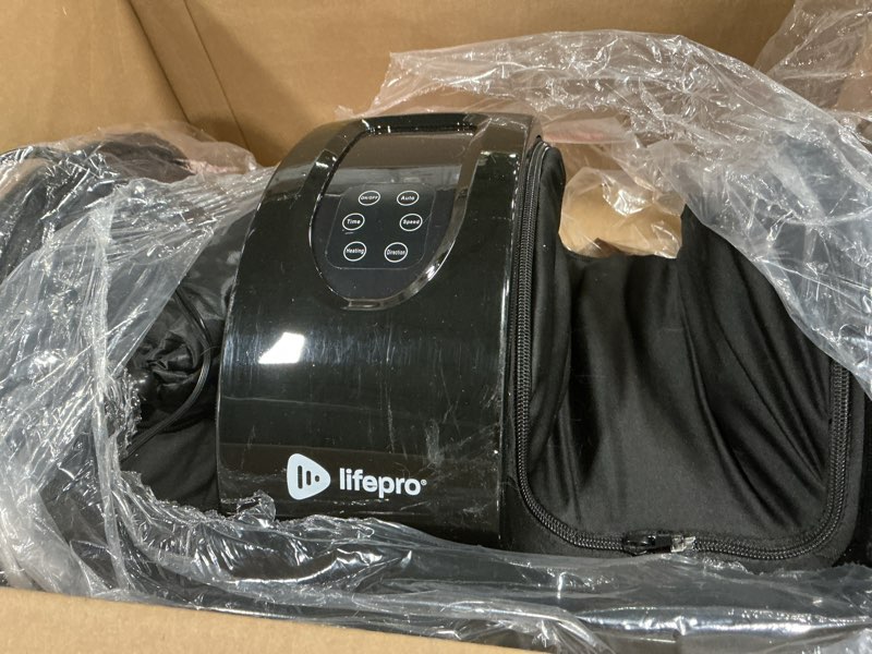 Condition photo showing As Is for LifePro Shiatsu Foot Massager with Heat, Foot Massager with Heat for Plantar Fasciitis, Remote Control, Deep Kneading for Leg, Calf, Feet, Ankle with Free Roller Gifts for Mom Dad