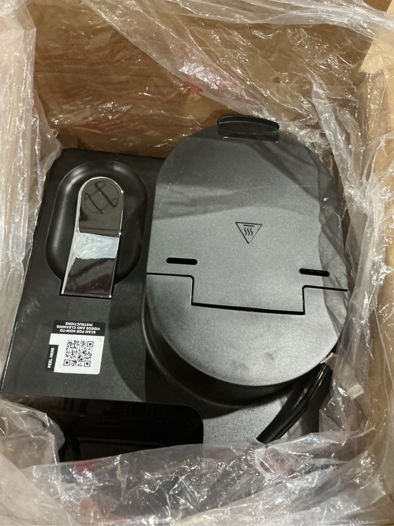 Condition photo showing As Is for ninja espresso & coffee maker & barista system, 3 espresso brew styles, single-serve coffee & nespresso capsule compatible, built-in frother, espresso, cappuccino & latte maker, black, cfn601 espresso & coffee maker deluxe