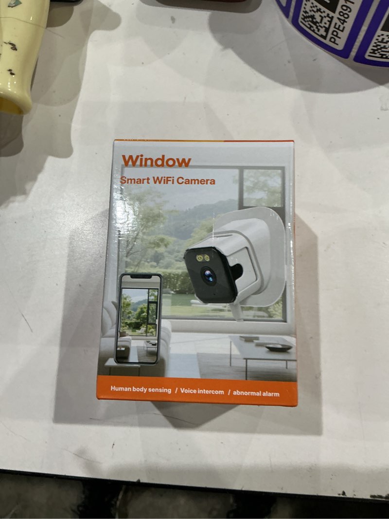 Condition photo showing New/Like New for 3mp 2k window camera, 2.4ghz & 5ghz wifi indoor cameras for home security with anti-glare full-color night vision, ai person & motion detection, 24/7 recording, two-way audio, easy & quick install 1 pack