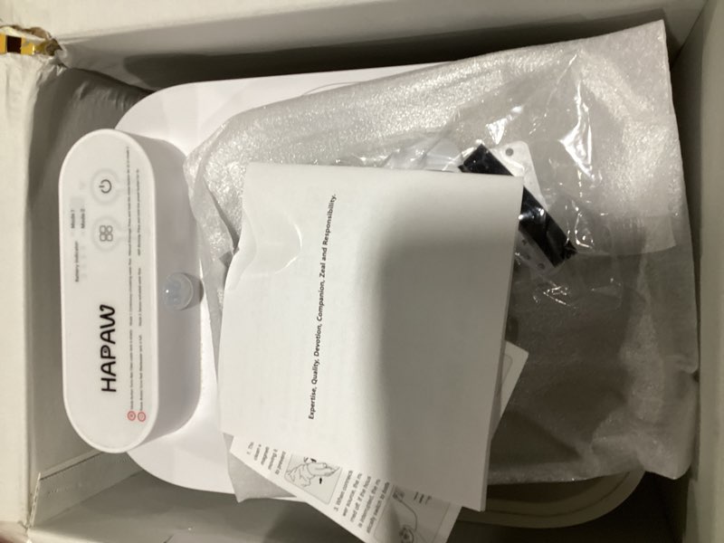 Condition photo showing As Is for HAPAW Cat Water Fountain, Wastewater Separation & No Filter Cotton, Pet Water Dispenser with 101oz/3