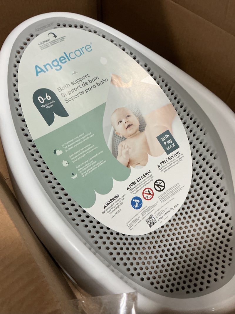 Condition photo showing Good Condition for angelcare baby bath support (gray) | ideal for babies less than 6 months old bath support grey