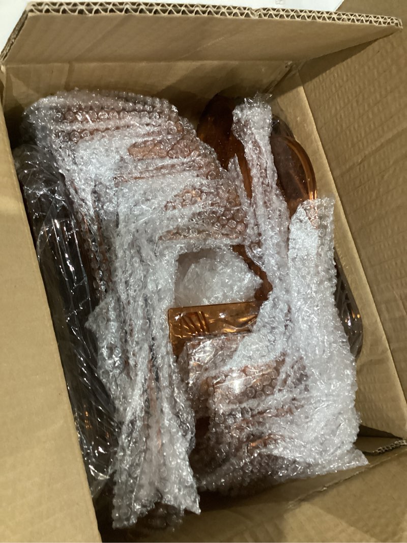 Condition photo showing Good Condition for Shoe Slots Organizer, Adjustable 10 Pack Shoe Stacker for Closet Storage, Clear Double Layer Space Saver, Durable and Stackable Shoe Holder for Sneakers Heels and Flat 10 Brown