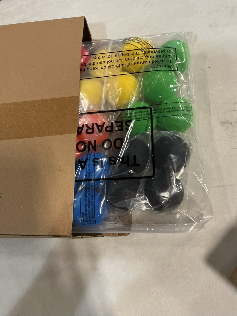 Condition photo showing Good Condition for 72 pcs hockey party favors include 24 hockey pencils with erasers 24 balls 24 bags pencils foam balls gifts for classroom school birthday party prize
