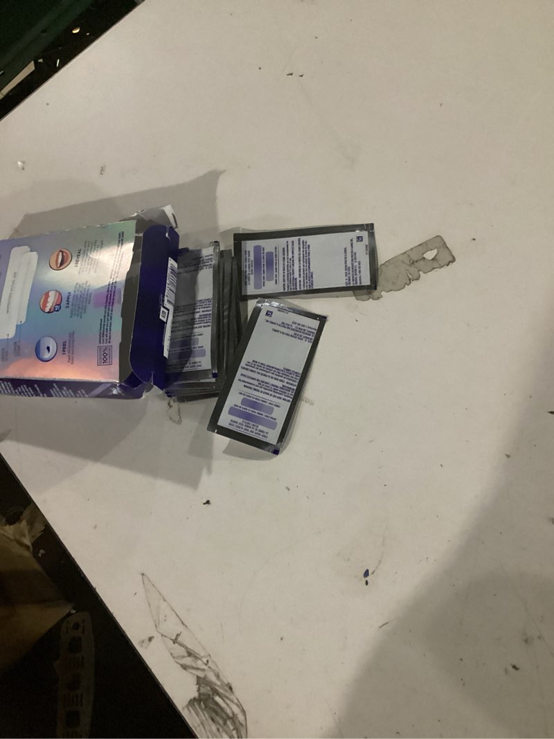 Condition photo showing As Is for Crest 3D Whitestrips Professional Effects – Teeth Whitening Kit, 22 Treatments (20 + 2 Bonus), Each with 1 Upper/1Lower, 44 Strips – Crest 3DWhite Teeth Whitening Strips