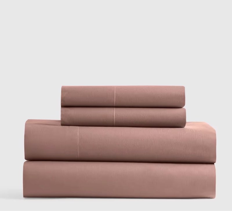 Organic Crisp Percale Sheet Set king