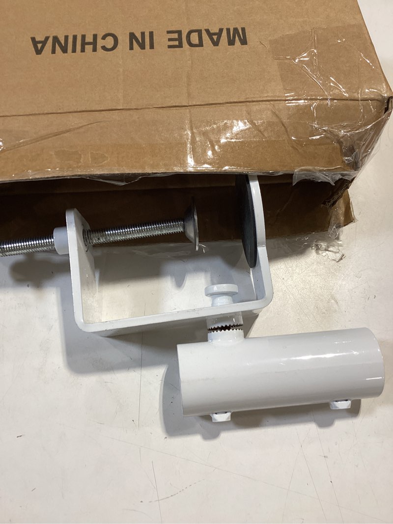 Condition photo showing Good Condition for hiflame deck umbrella clamp outdoor universal patio umbrella, torch mount holder attaches to railing maximizing patio space