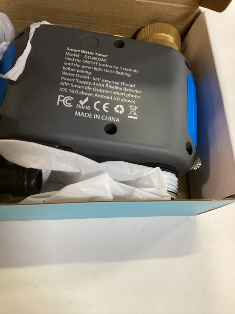 Condition photo showing Good Condition for wifi sprinkler timer, smart bluetooth hose timer, programmable automatic irrigation system with remote app, compatible with alexa google, watering for outdoor garden yard lawn, 1 outlet