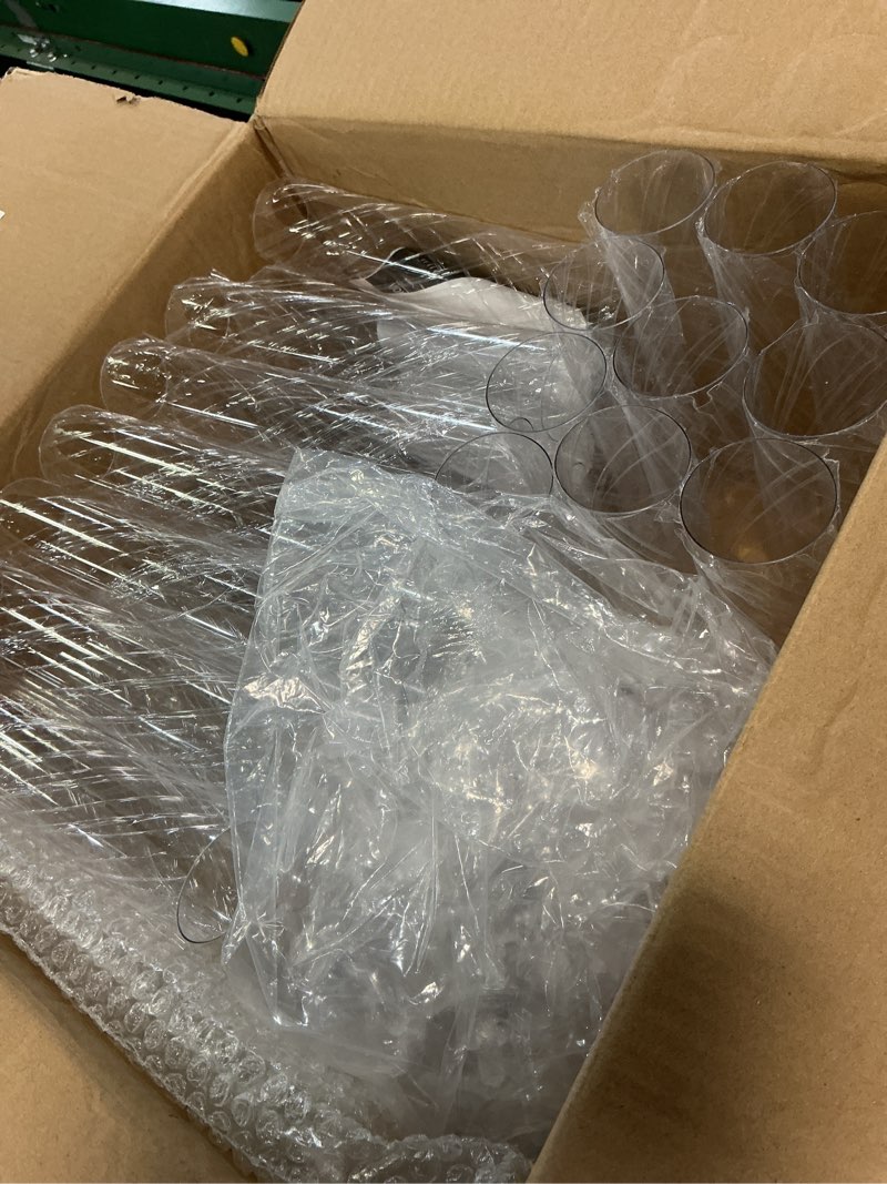 Condition photo showing Good Condition for hushee 8 pcs 5 arm acrylic candelabra centerpieces clear candelabra candle holder crystal taper candlestick with rectangular base valentine's day wedding party table decoration fit 0.87'' led candle