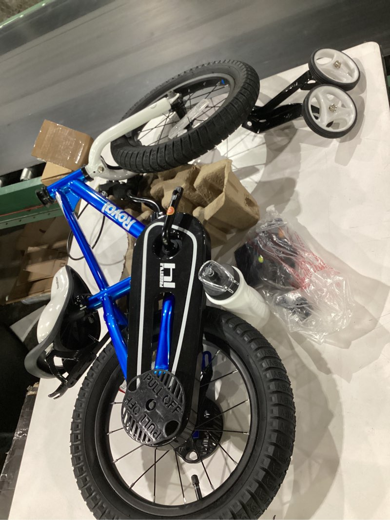 Condition photo showing Good Condition for royalbaby kids bike freestyle classic & ez balance pedal switchable bicycle, 12 14 16 18 inch, 3-10 years toddler to big kids royal blue 14 inch classic