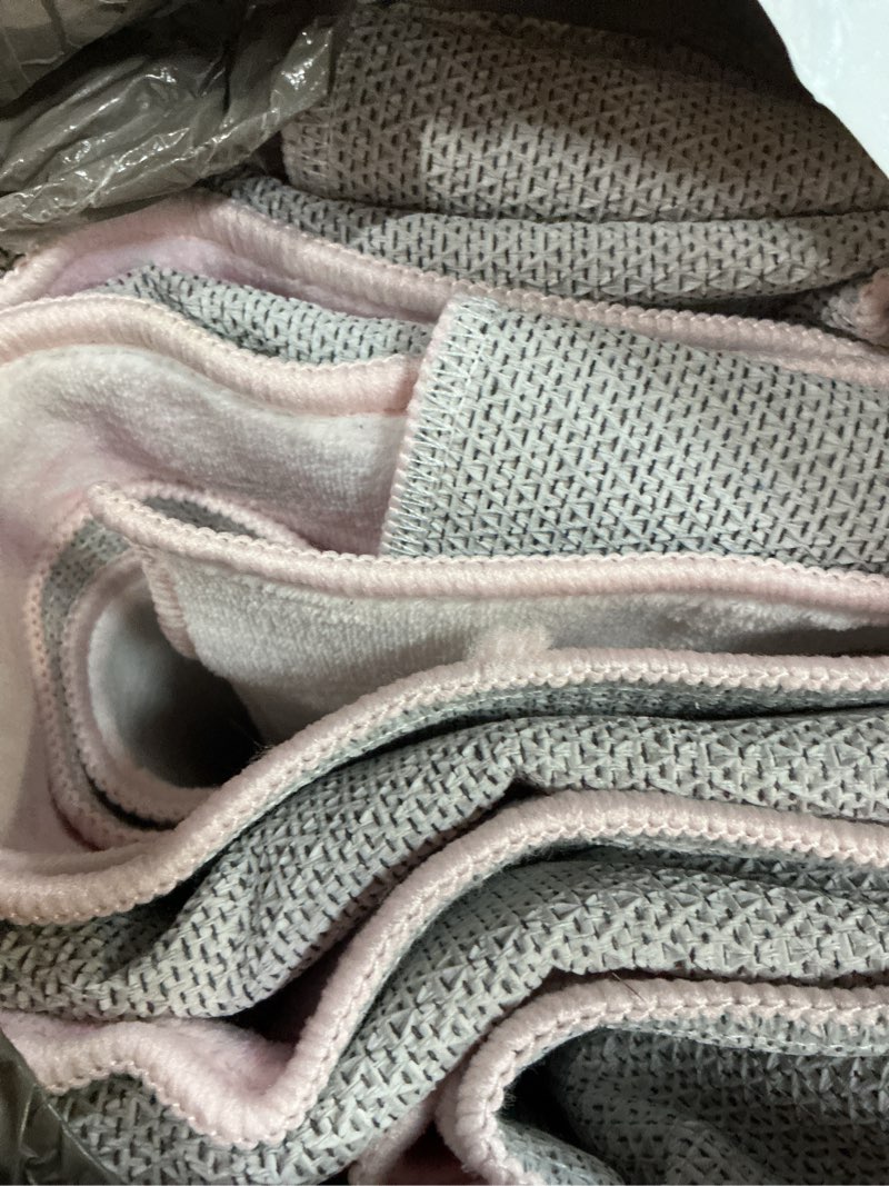Condition photo showing Good Condition for 8x10 area rugs, hot pink rugs for living room bedroom girls, contemporary ombre carpet large washable rug non-slip soft nursery rug for playroom, kid room, dining room hot pink 8