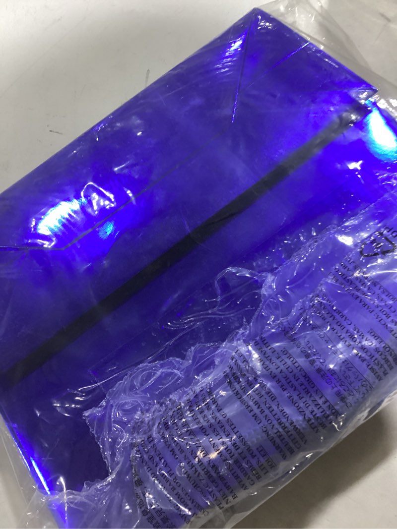 Condition photo showing New/Like New for Sweetude 5 Pcs 5 Blue Valentine's Day Gift Bags for Him and Her, Senses Gift Bags with Handles and 10 Pcs Tissue Paper, 9 x 4 x 7.8 Inch Elegant Paper Decor for Birthday Wedding Anniversary