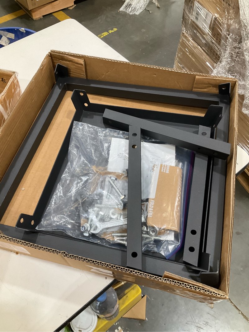 Condition photo showing As Is for VEVOR Plyometric Jump Box, 18 Inch Plyo Box, Steel Plyometric Platform and Jumping Agility Box, Anti-Slip Fitness Exercise Step Up Box for Home Gym Training, Conditioning Strength Training 12" Black