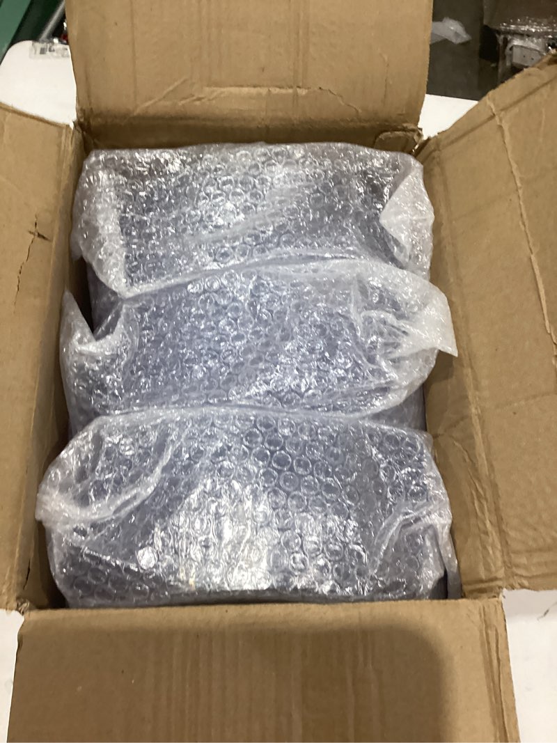 Condition photo showing New/Like New for prestee clear plastic plates, 150ct of 9" disposable heavy duty hard plates for party, elegant cake dessert salad appetizer dinner plate for wedding, holiday, easter plates, christmas party supplies 9" (150ct)