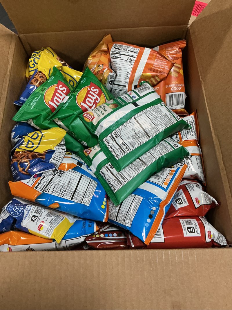 Condition photo showing Good Condition for (best by 14 jul 2026) frito-lay fun times mix variety pack, 2.37 pounds, (pack of 40) fun times mix 40 count (pack of 1)