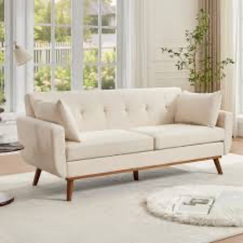 (Incomplete )Cattaleya 78'' Square Arms Sofa