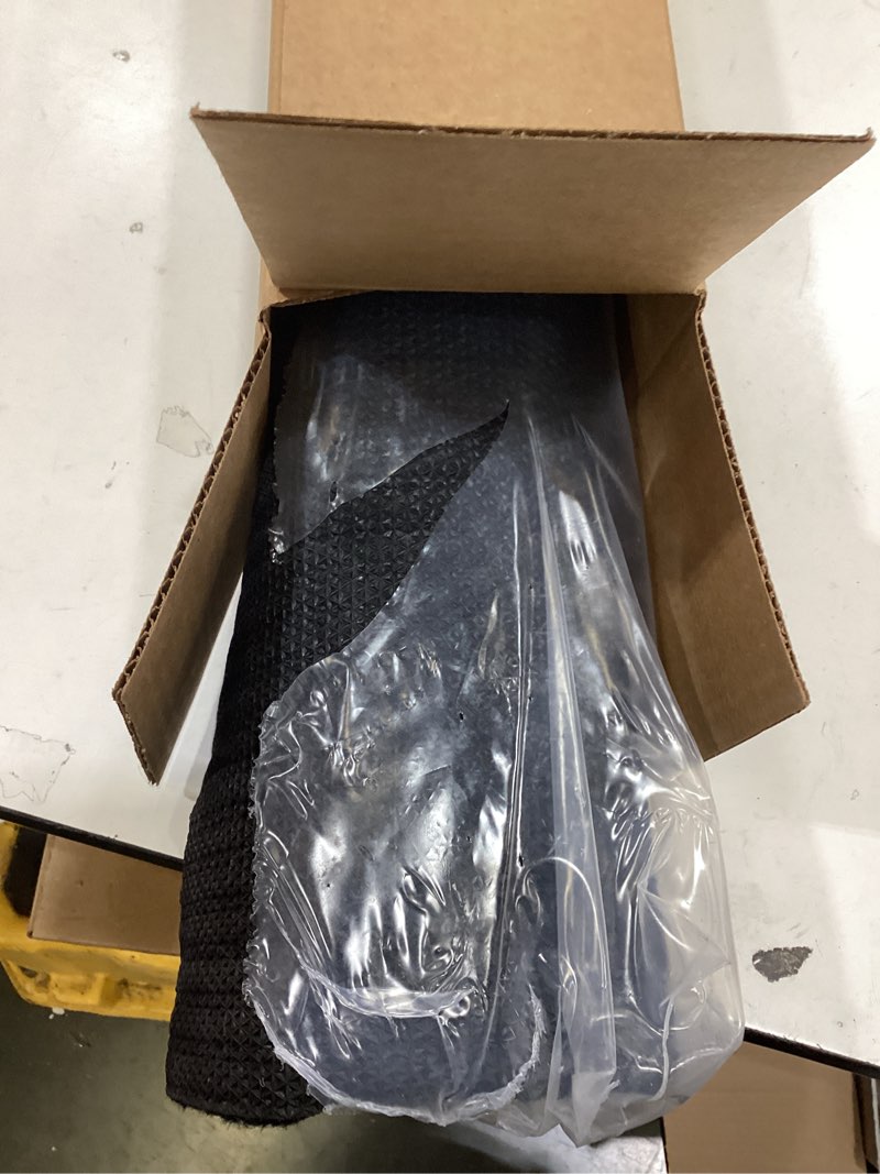 Condition photo showing Good Condition for ottomanson 2'7" x 5' mud mat area rug scraper carpet - non-slip, dirt trapping for indoor & outdoor use - ideal for entryway, garage, kitchen, patio & high-traffic areas, black black 700s series 2'7" x 5' (area rug)